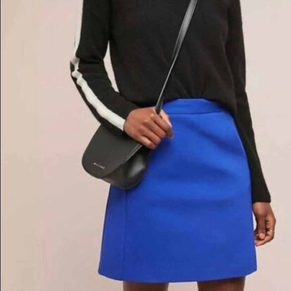 Anthropologie Hutch Ponte Knit Mini Skirt